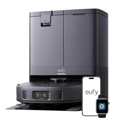 eufy X10 Pro Omni Robot Vacuum and Mop Combo, 8,000 Pa, Dual Mops with 12 mm Auto-Lift and Carpet Detection, AI Obstacle Avoidance, Auto Mop Washing&Drying, Self-Emptying, Self-Refilling — image 1