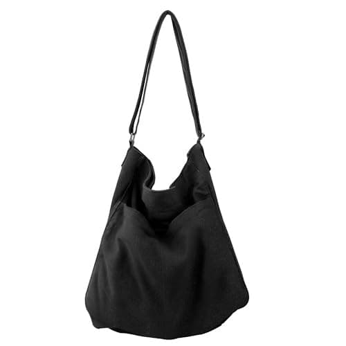 GEMIU Hobo Bags for Women Large Canvas Crossbody Tote Bag with Zipper — image 1