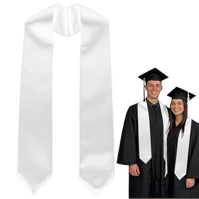 Oeyliz Graduation Stole Class of 2026 Stoles for Graduation 2026 Unisex Adults Blank Graduations Stole 72 Inch