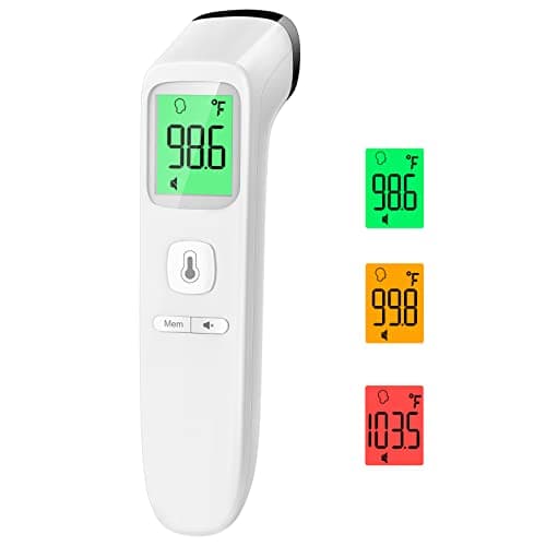 No-Touch Thermometer for Adults and Kids, Accurate Digital Baby Thermometer, Fever Alarm & Silent Mode, 2 in 1 Forehead & Object Mode — image 1