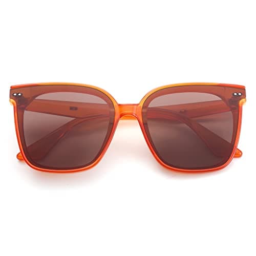 FEISEDY Retro Square Sunglasses Women Men Oversized Vintage Shades B4087 view 3