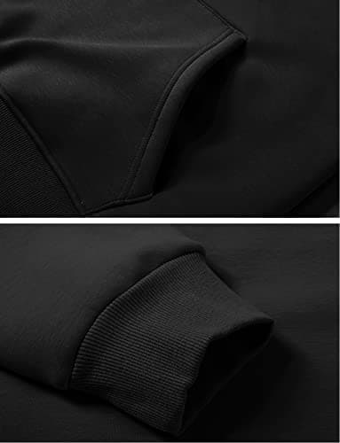 Haellun Womens Casual Winter Warm Fleece Sherpa Lined Pullover Hooded Sweatshirt view 6
