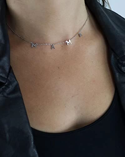 Mothers Day Gifts for Mom, for Wife - 14K Gold Mama Necklace- First Mothers Day Gifts for New Mom - Hypoallergenic, Water-Resistant & Tarnish-Free - Momma Necklace for Women - For Mother to Be view 4