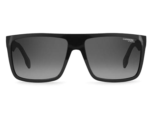 Carrera unisex adult Carrera 5039/S Sunglasses, Black/Dark Gray Gradient, 58mm 16mm US