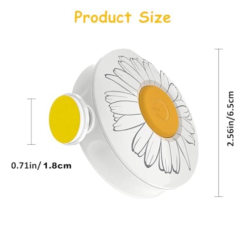 LETUENMI Baby Nail Trimmer Electric, Safe + Easy Baby Nail File, Baby Nail Clippers Nail Trimmer Kit for Newborn Infant Toddler, 6 Grinding Heads, Battery Operated (Battery Not Included) White view 5