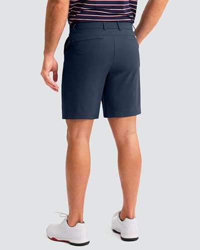 Men's Golf Shorts 7"/ 9"/ 11" Inseam with 5 Pockets Lightweight Stretch Quick Dry Casual Dress Hybrid Short for Men view 2