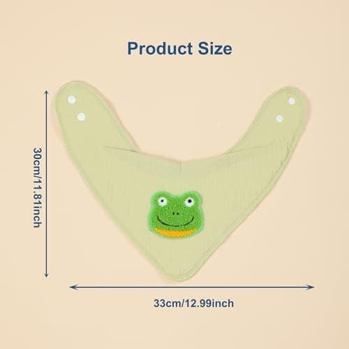 Muslin Baby Bibs 12 Pack, Baby Bandana Drool Bibs for Unisex Boys Girls, Soft Absorbent for Teething & Drooling view 2