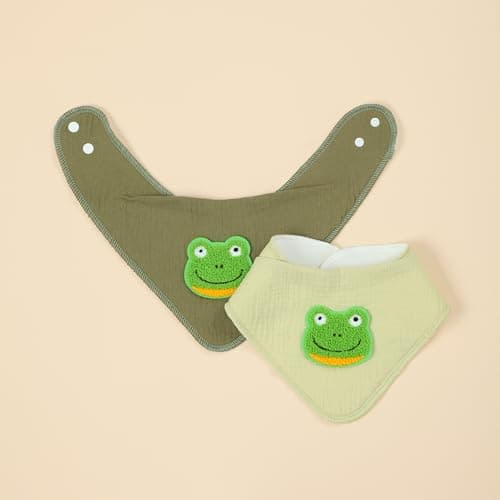 Muslin Baby Bibs 12 Pack, Baby Bandana Drool Bibs for Unisex Boys Girls, Soft Absorbent for Teething & Drooling view 4