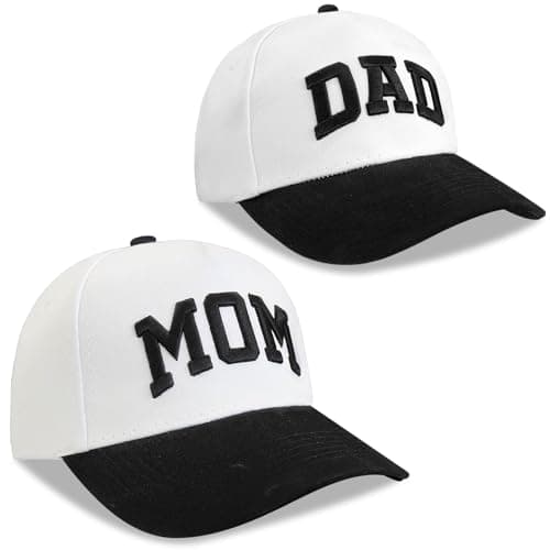 ZVUZVO Embroidered Mom and Dad Hats for Women Men, Adjustable Parents Gifts for Couples view 7
