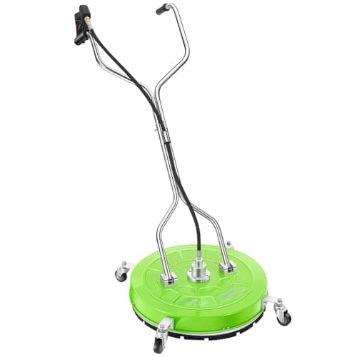 LidoDola 30'' Pressure Washer Surface Cleaner with 4 Wheels - Stainless Steel Surface Cleaner for Pressure Washer Attachment for Concrete, Driveway, Patio, Sidewalk, Deck and Driveways — image 1