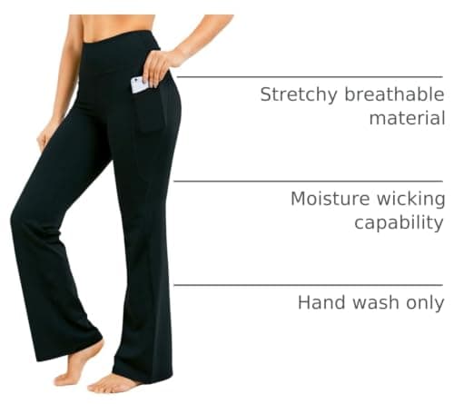 G Gradual 28"/30"/32"/34" Inseam Women's Yoga Pants with Pockets view 4