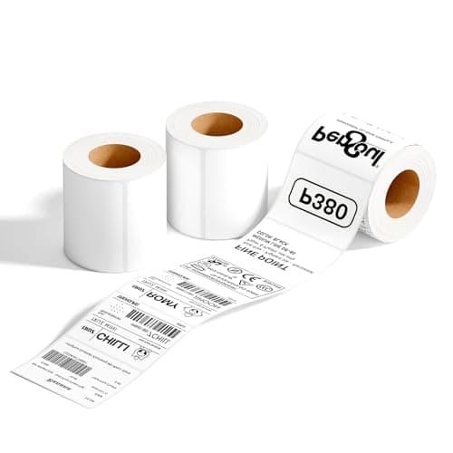 3 Rolls Thermal Label Stickers 1.57"x1.18" (40x30mm) Waterproof Scratch & Oil Proof 230 Pcs Per Roll — image 1