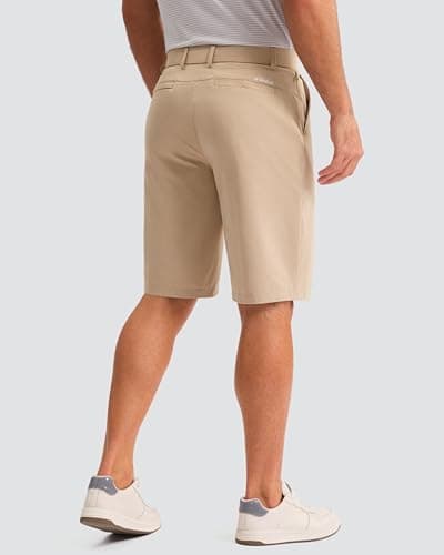 Men's Golf Shorts 7"/ 9"/ 11" Inseam with 5 Pockets Lightweight Stretch Quick Dry Casual Dress Hybrid Short for Men view 2