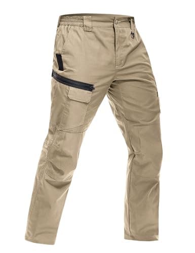 MOURCE Tactical Pants for Men Water Resistant Quick Dry BDU Cargo Pants with 7 Large Pockets Breathable Ripstop Work Hiking — image 1