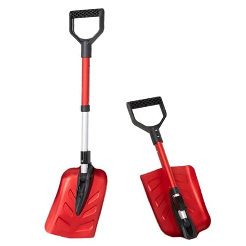 SnowPro Snow Shovel for Car, Fast Folding and Telescoping Design for Emergency Snow Removal - Compact Snow Shovel Kit - Collapsible and Portable Utility Shovel for Camping Hiking — image 1