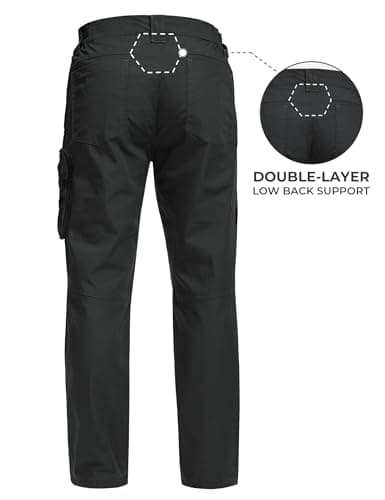 MOURCE Tactical Pants for Men Water Resistant Quick Dry BDU Cargo Pants with 7 Large Pockets Breathable Ripstop Work Hiking view 2