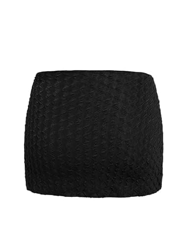 ZAFUL Sarong Coverups for Women Textured Beach Vacation Bathing Suit Cover Up Wrap Swim Bikini Mini Skirt for Swimwear view 6