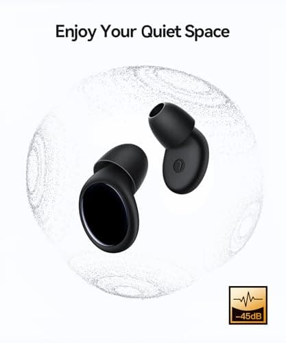 45dB Ear Plugs for Sleeping Noise Cancelling Ear Plugs for Noise Reduction & Snoring, Concerts, Earplugs for Sleep,Sider Sleepers Airplane, Silicone Earplugs Reusable Concert Ear Plug view 3