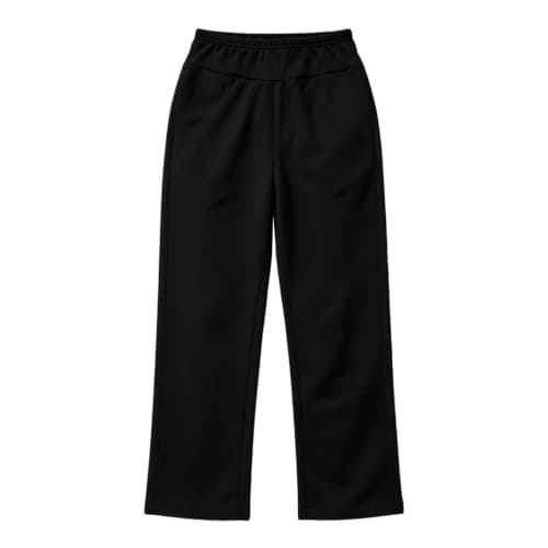 Fleece Lined Pants Women Winter Thermal Thick Straight Sweatpants view 6