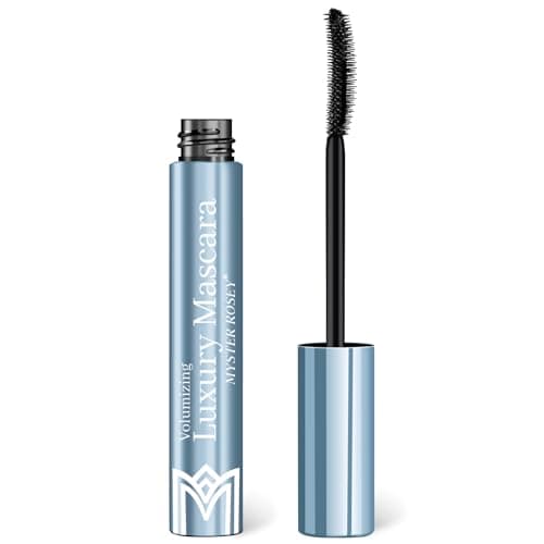 MYSTER ROSEY Mascara for Older Women, Tubing Mascara Black - Lengthening, Volumizing & Curling, Smudge-Proof, Washable, Add Jojoba Oil and Castor Oil, Vegan & Cruelty-Free - 0.4 Fl Oz (Pack of 1) view 1
