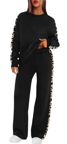 WIHOLL Sweatsuits Women 2 Piece Sets 2026 Wide Leg Pant Matching Sets Womens Clothing view 2