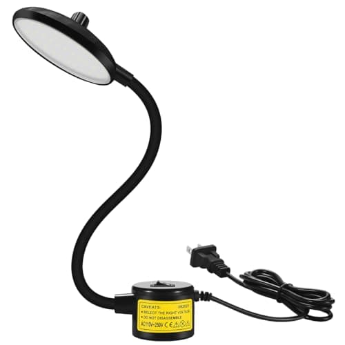 Magnetic LED Work Light, AMAZING POWER Dimmable Sewing Light with Flexible Gooseneck for Workshop Sewing Machine Workbench Lathe Drill Press — image 1