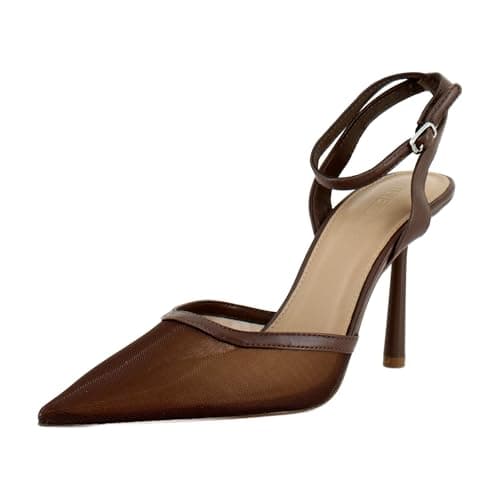 Steve Madden Women's Alliance, Brown Mesh, 7.5