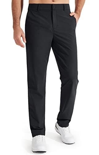 Libin Mens Golf Pants Stretch Work Dress Pants 30"/32"/34" Quick Dry Lightweight Casual Comfy Trousers with Pockets — image 1