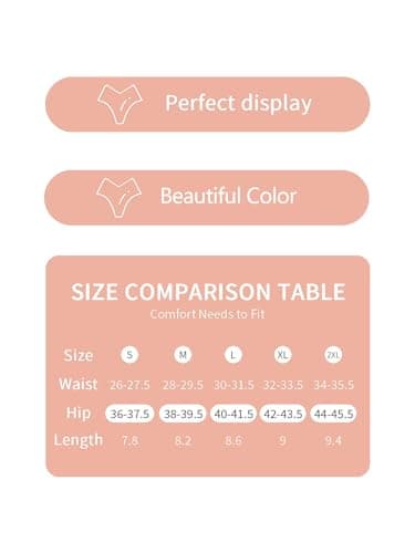 Hellopopgo Seamless Thongs For Women V-waisted No Show Thong Seamless Panties Breathable Comfortable Underwear Womens 6-Pack view 5