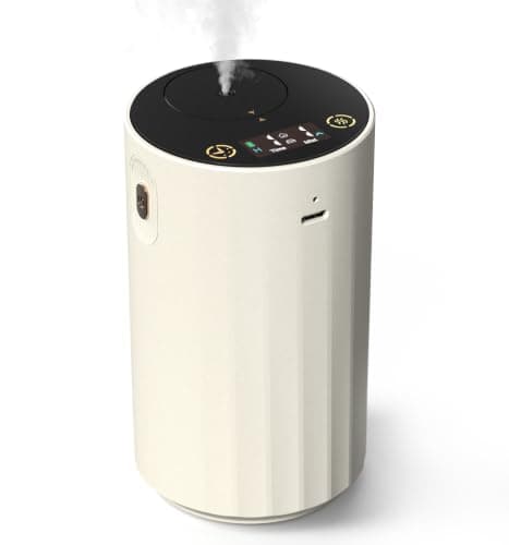 DOQASOO Waterless Diffuser for Essential Oil, 96H Portable, Home, Room | Up to 600 sq ft, 96H Battery, 20mL, 4 Timers & 4 Mist Levels, Car & Home, 25dB Quiet, Portable, for Office, Bedroom, Travel — image 1