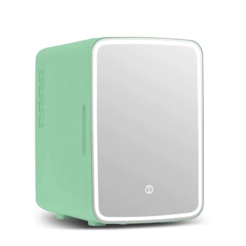 CUTIEWORLD Green Fridge with Mirror, 4L Fridge