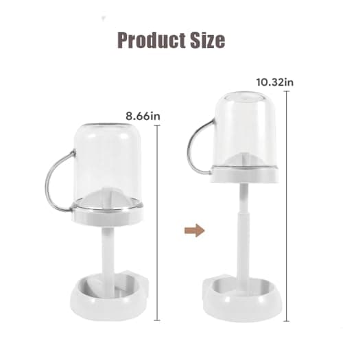 Toothbrush Holders with Cover, Contains 3 Slots, Compatible with Electric Toothbrushes, Electric Toothbrush Holder Kids Toothpaste Holder for Travel Camping Student Dormitories view 3