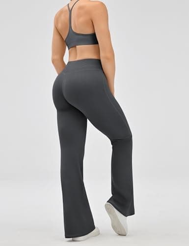 EUYZOU Yoga Pants Women High Waist Casual Soft Crossover Straight Leg Bottoms Leggings view 6
