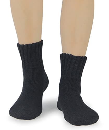 BenSorts Women's Winter Boots Socks Thick Warm Cozy Crew Socks Solid Color Gifts view 4