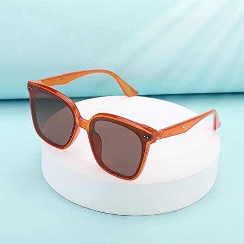 FEISEDY Retro Square Sunglasses Women Men Oversized Vintage Shades B4087 view 7