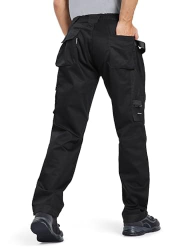 DURAWERK Men's Work Pants, Carpenter Pants with Reinforced Knee Pad Pockets, Durable Cargo Pants view 6