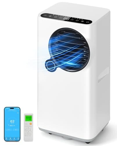 KINDOJIA 16000 BTU Portable Air Conditioner 6-in-1 with Cooling Dehumidifier Fan, Ultra Quiet, 24H Timer, Auto Shut Off, Child Lock, Oscillation, Remote Control for Home Bedroom Office — image 1