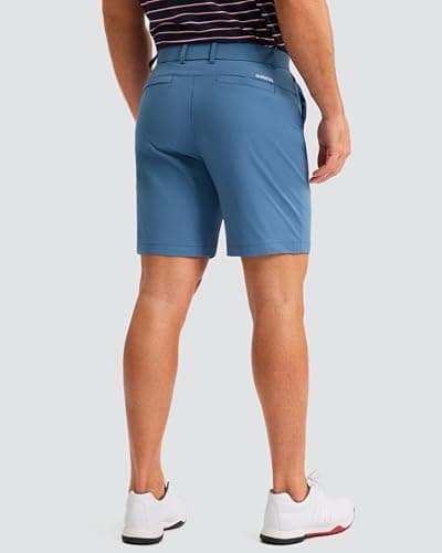 Men's Golf Shorts 7"/ 9"/ 11" Inseam with 5 Pockets Lightweight Stretch Quick Dry Casual Dress Hybrid Short for Men view 2