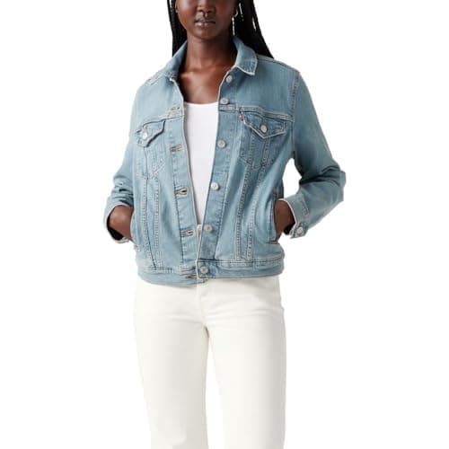 Levi's Womens Original Trucker (Also Available In Plus) Denim Jacket, Jeanie, Medium US