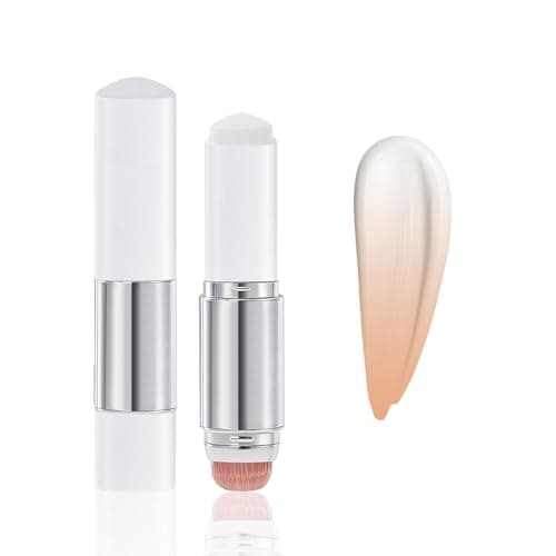 Color-Changing Foundation Stick, 2-in-1 Dual-Ended Foundation with Detachable Brush, Skin Matching Foundation Face Makeup Lightweight Non-Greasy Moisturizing and Smooth (3#Medium) — image 1