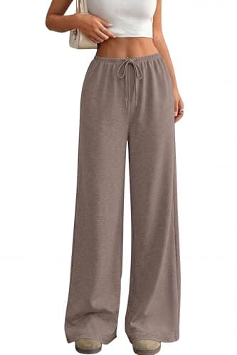 Okiwam Womens Summer Pants Wide Leg Sweatpants Lightweight Pajama Pants Casual Lounge Travel Joggers 2026 Summer Clothes view 6