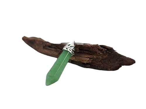 Jade Necklace for Men & Women Genuien –Birthday Gifts - Gemstone Pendant - Natural Green Stone Pendant - Silver Sterling Silver - Semi-precious Stones Jewelry - Handmade - Mens Gifts - Graduation - Back to School - Birthday