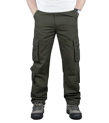 BAYAMO Mens Cargo Pants Camo Military Fatigue Pant Camouflage Hunting Combat Work Casual Pants Multi Pocket — image 1