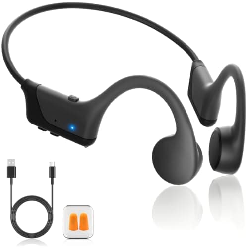 Blrakx Sweatproof Wireless Bone Conduction Headphones, Lightweight, Comfortable Open-Ear Fit, IPX5 Waterproof, 8H Playtime, Bluetooth 6.0, 2026 Sports Headsets for Running, Gym, Cycling, Workout — image 1
