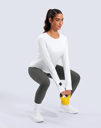 G Gradual Long Sleeve Workout Tops for Women Quick Dry Lightweight Running Athletic Shirts with Zip Pocket Moisture Wicking view 7