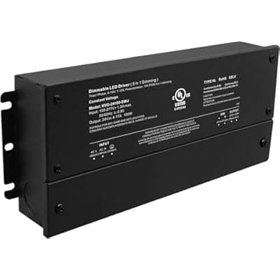 AMAZING POWER 24V LED Driver Dimmable 100W, Power Supply, AC to DC Transformer for LED Lighting, Compatible with ELV, TRIAC dimmers, UL Listed