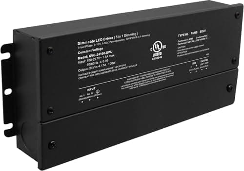 AMAZING POWER 24V LED Driver Dimmable 100W, Power Supply, AC to DC Transformer for LED Lighting, Compatible with ELV, TRIAC dimmers, UL Listed — image 1