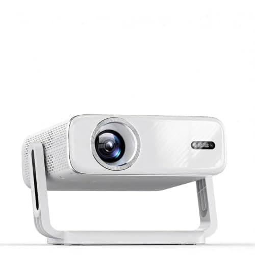 [Compatible with Netflix/4K Decoding] Smart Outdoor Projector with WiFi and Bluetooth, Built-in Streaming Apps, Auto-Focus & Keystone Correction, Portable Projector for for Bedroom/Ceiling/Camping — image 1