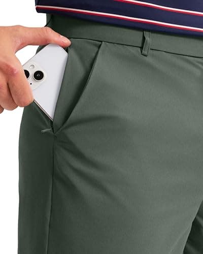 Men's Golf Shorts 7"/ 9"/ 11" Inseam with 5 Pockets Lightweight Stretch Quick Dry Casual Dress Hybrid Short for Men view 4
