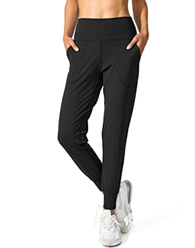 G Gradual Women's Joggers High Waisted Yoga Pants with Pockets Loose Leggings for Women Workout, Athletic, Lounge view 4
